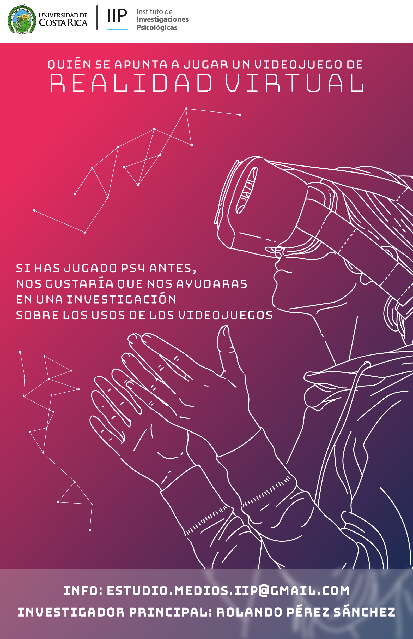Banner sobre investigación con Realidad Virtual